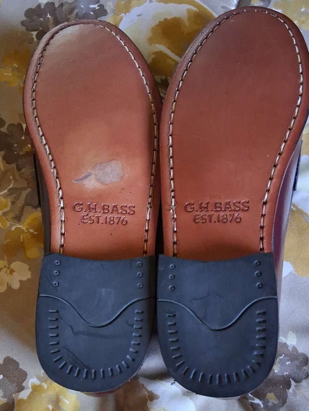 G. H. Bass NWOT Leather Weejuns Loafers - Picture 9 of 13
